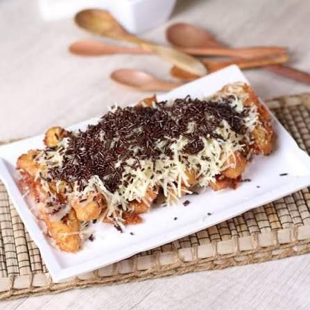 Pisang Goreng Keju Cokelat